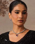 COKO's American Diamond Zircon Necklace set - Vaani