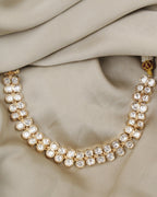 COKO's Carat Moissanite Polki Necklace Set- Nishta