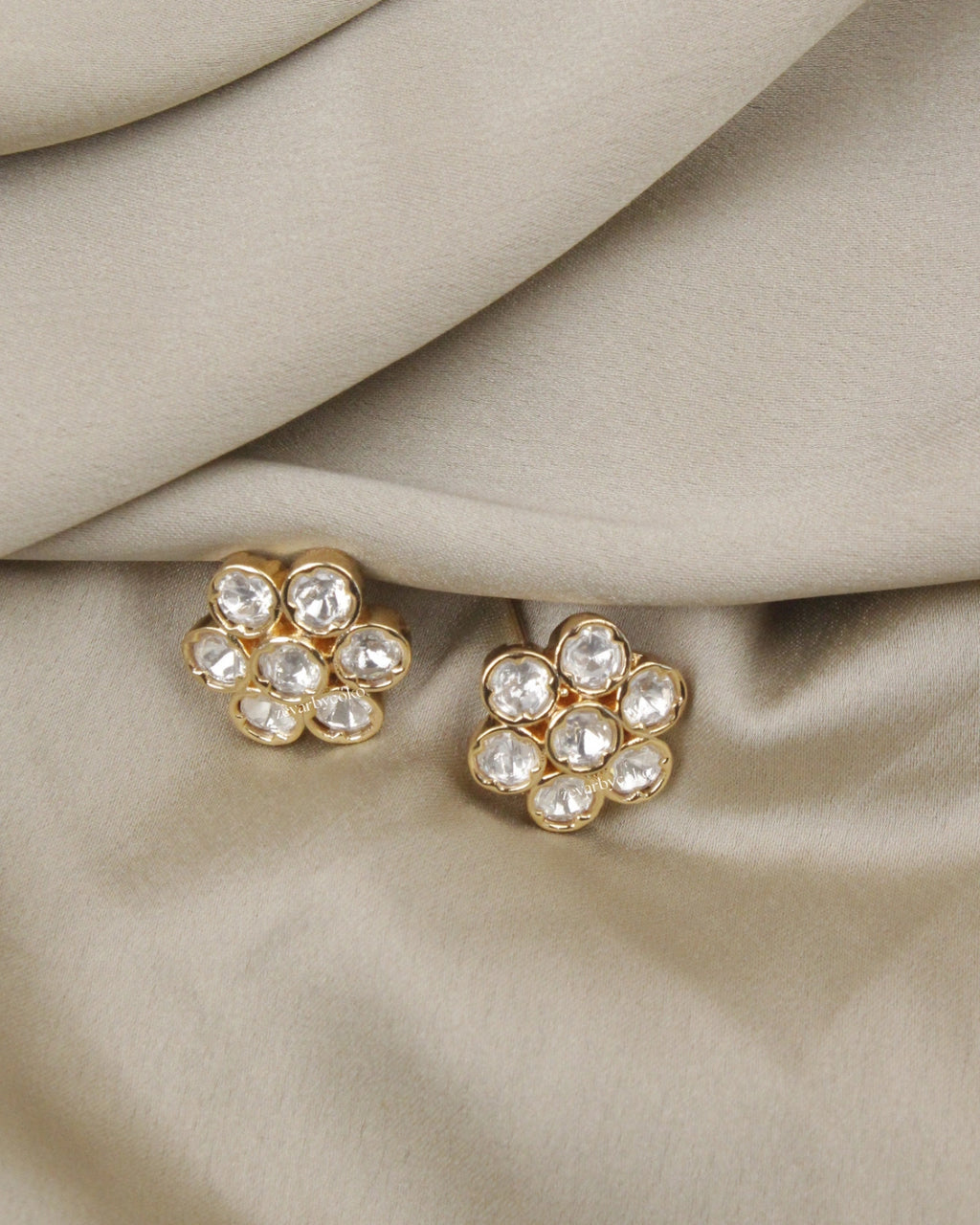 COKO's Carat Moissanite Polki Necklace Set- Nishta