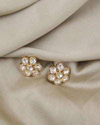 COKO's Carat Moissanite Polki Necklace Set- Nishta
