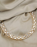 COKO's Carat Moissanite Polki Necklace Set- Nihira
