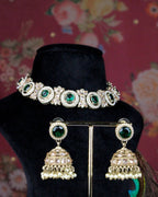 Coko's Ragini Reverse AD Polki Necklace Set