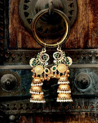 Bela Kashmiri Jhumka Earrings