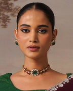 COKO's Sabya Inspired Navratna Necklace Set - Naira