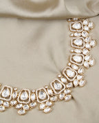 COKO's Carat Moissanite Polki Necklace Set- Niva