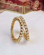 COKO's Heritage Openable Bangles Set of 2- Megha