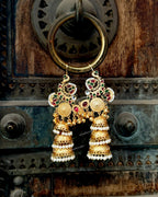 Bela Kashmiri Jhumka Earrings