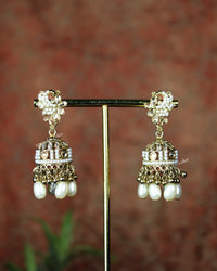 COKO's Chaandbali Jhumka Earrings- Gargi