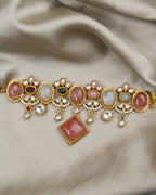 COKO's Sabya Inspired Navratna Necklace Set - Nandini