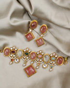 COKO's Sabya Inspired Navratna Necklace Set - Nandini