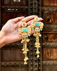Banhi Kashmiri Jhumka Earrings