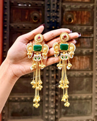 Banhi Kashmiri Jhumka Earrings