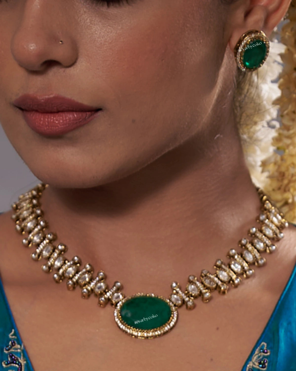 Coko's Doublet Statement Necklace Set - Lavanya