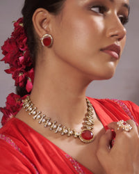 Coko's Doublet Statement Necklace Set - Lavanya