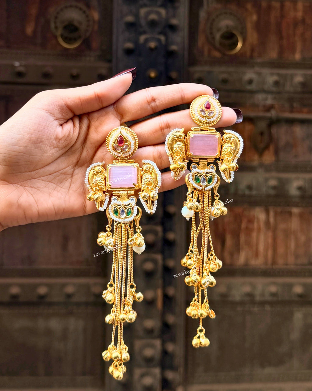 Banhi Kashmiri Jhumka Earrings
