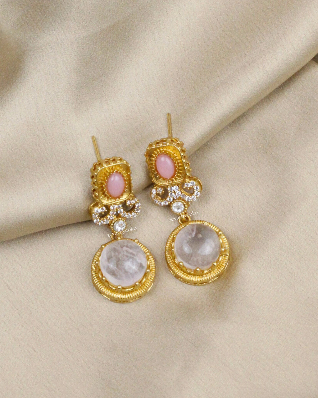 COKO's Sabya Inspired Navratna Necklace Set - Nisha