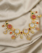 COKO's Sabya Inspired Navratna Necklace Set - Nisha