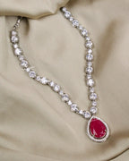 COKO's American Diamond Zircon Necklace set - Vagisha