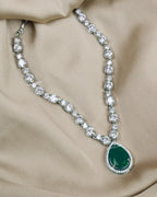 COKO's American Diamond Zircon Necklace set - Vagisha
