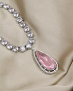 COKO's American Diamond Zircon Necklace set - Vamika
