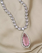 COKO's American Diamond Zircon Necklace set - Vamika