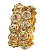 COKO's Heritage Openable Bangles Set of 2- Malvika