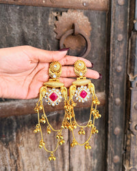 Bani Kashmiri Jhumka Earrings