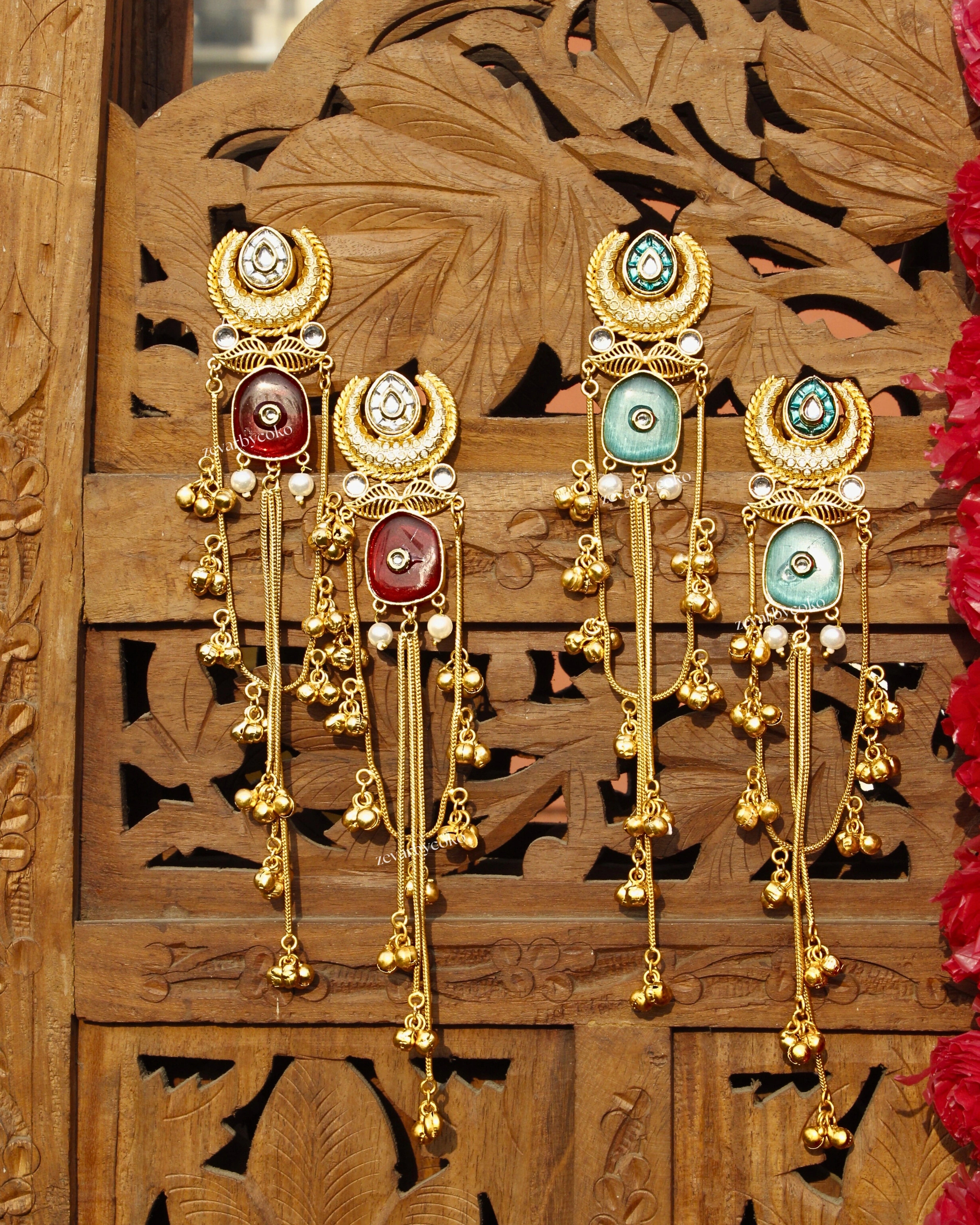 Ananya Kashmiri Jhumka Earrings