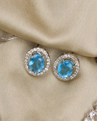 COKO's American Diamond Zircon Necklace set - Virusha