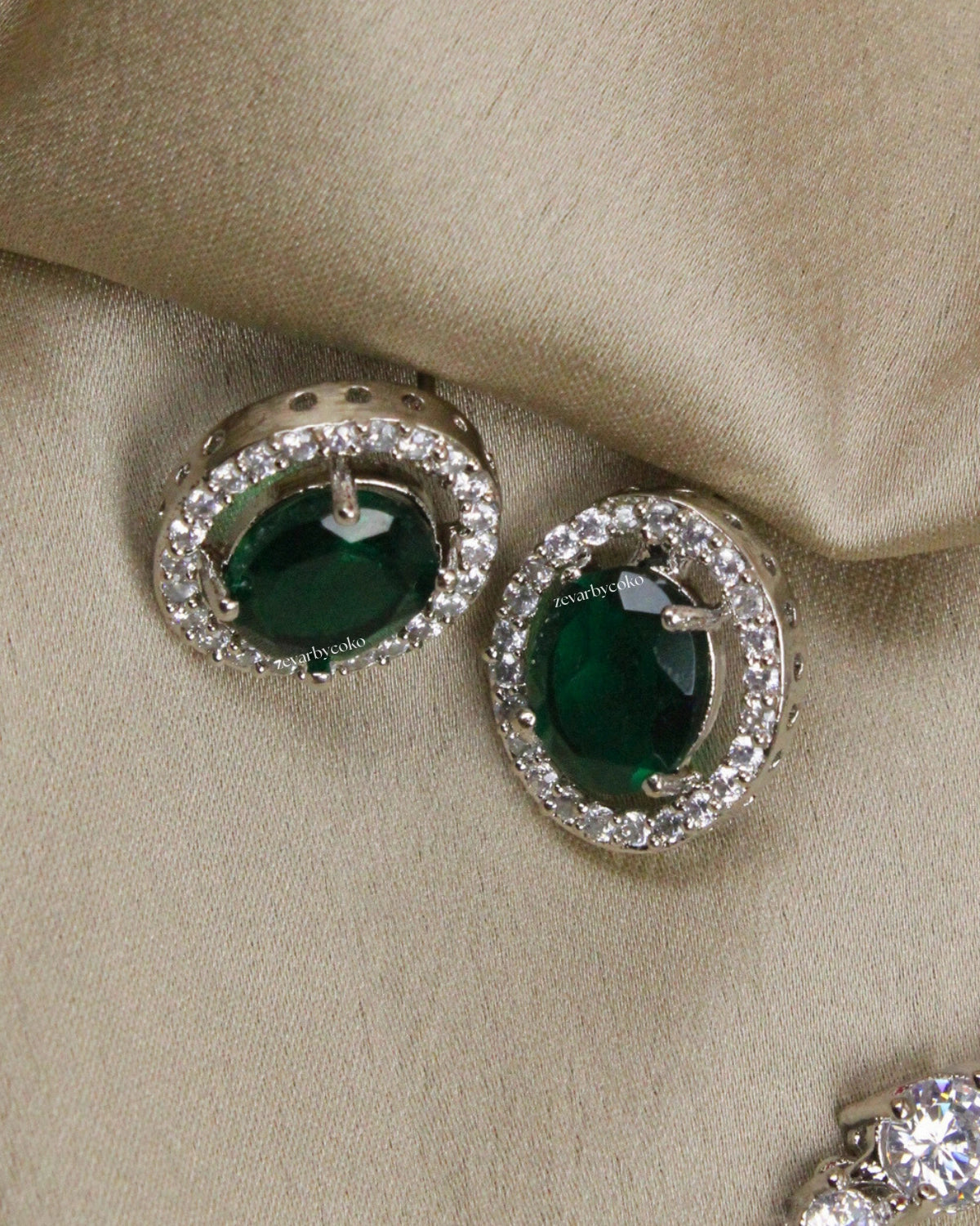 COKO's American Diamond Zircon Necklace set - Virusha