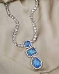 COKO's American Diamond Necklace set - Vaanya