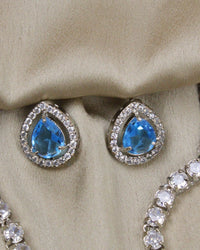 COKO's American Diamond Necklace set - Vaanya