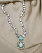 COKO's American Diamond Zircon Necklace set - Vidushi