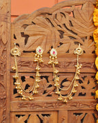 Basanti Kashmiri Jhumka Earrings