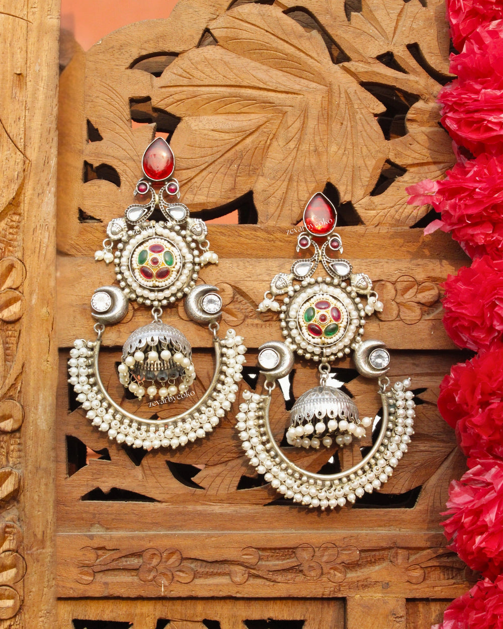 Aashi Kashmiri Jhumka Earrings