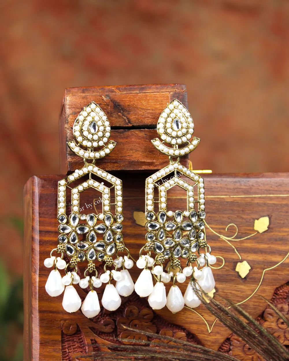 COKO's Chaandbali Jhumka Earrings- Geet