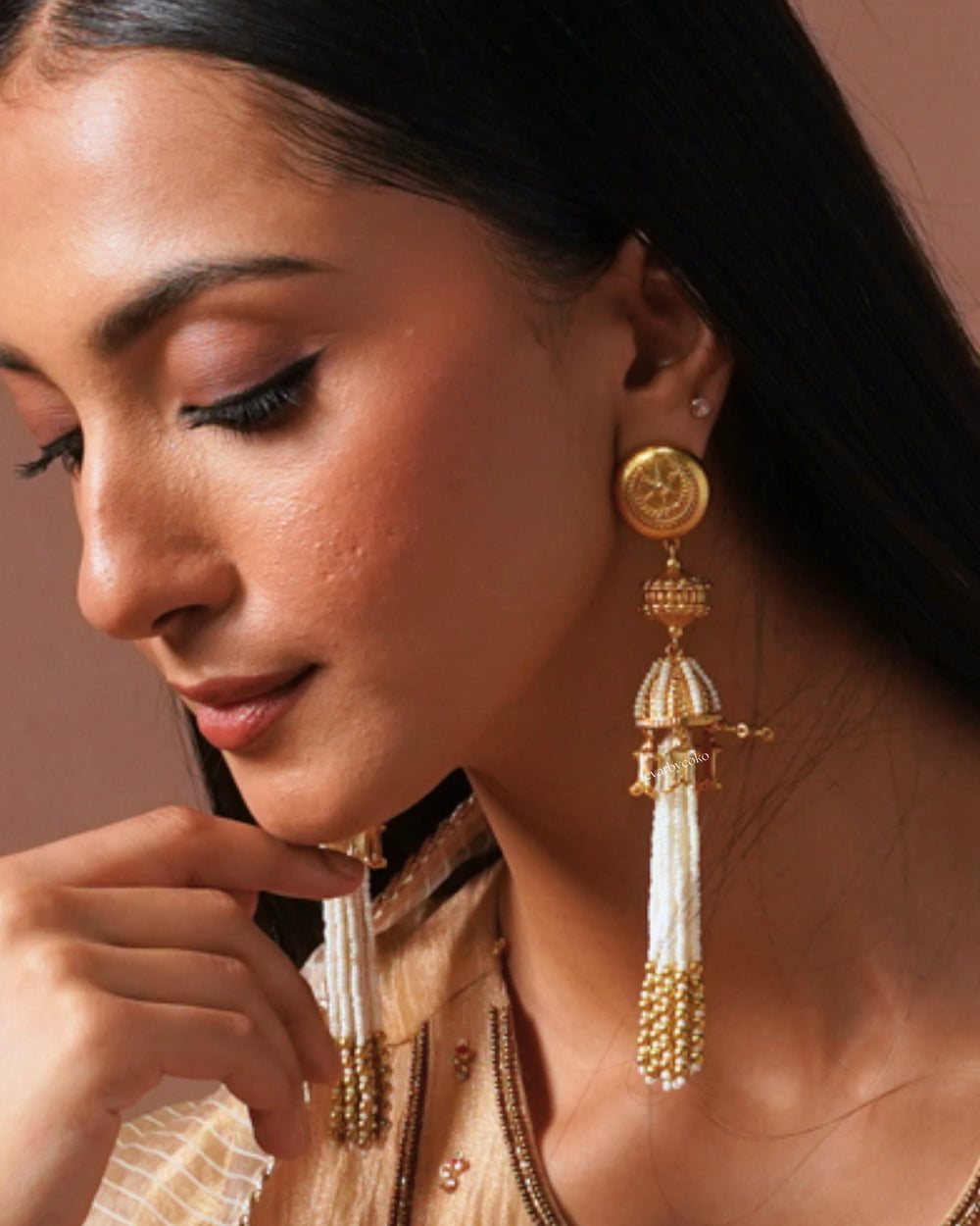 Bhanupriya Kashmiri Jhumka Bugadi Earrings