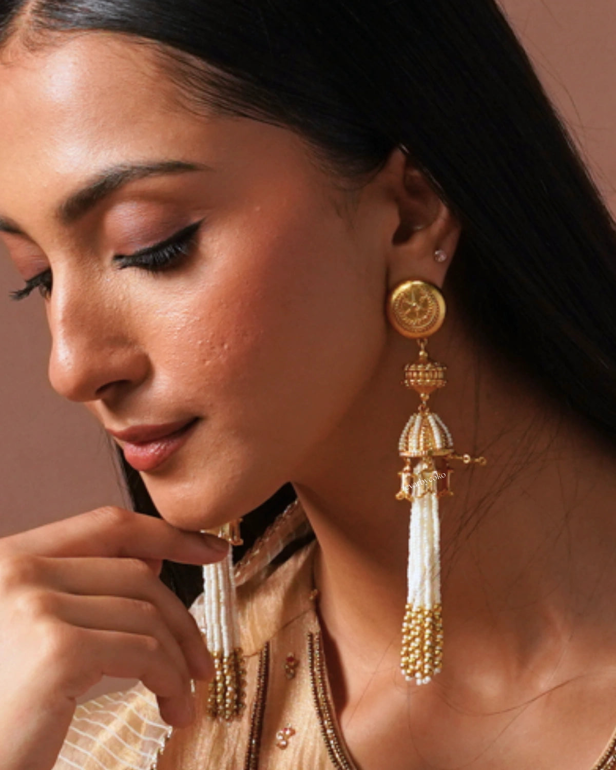 Bhanupriya Kashmiri Jhumka Bugadi Earrings