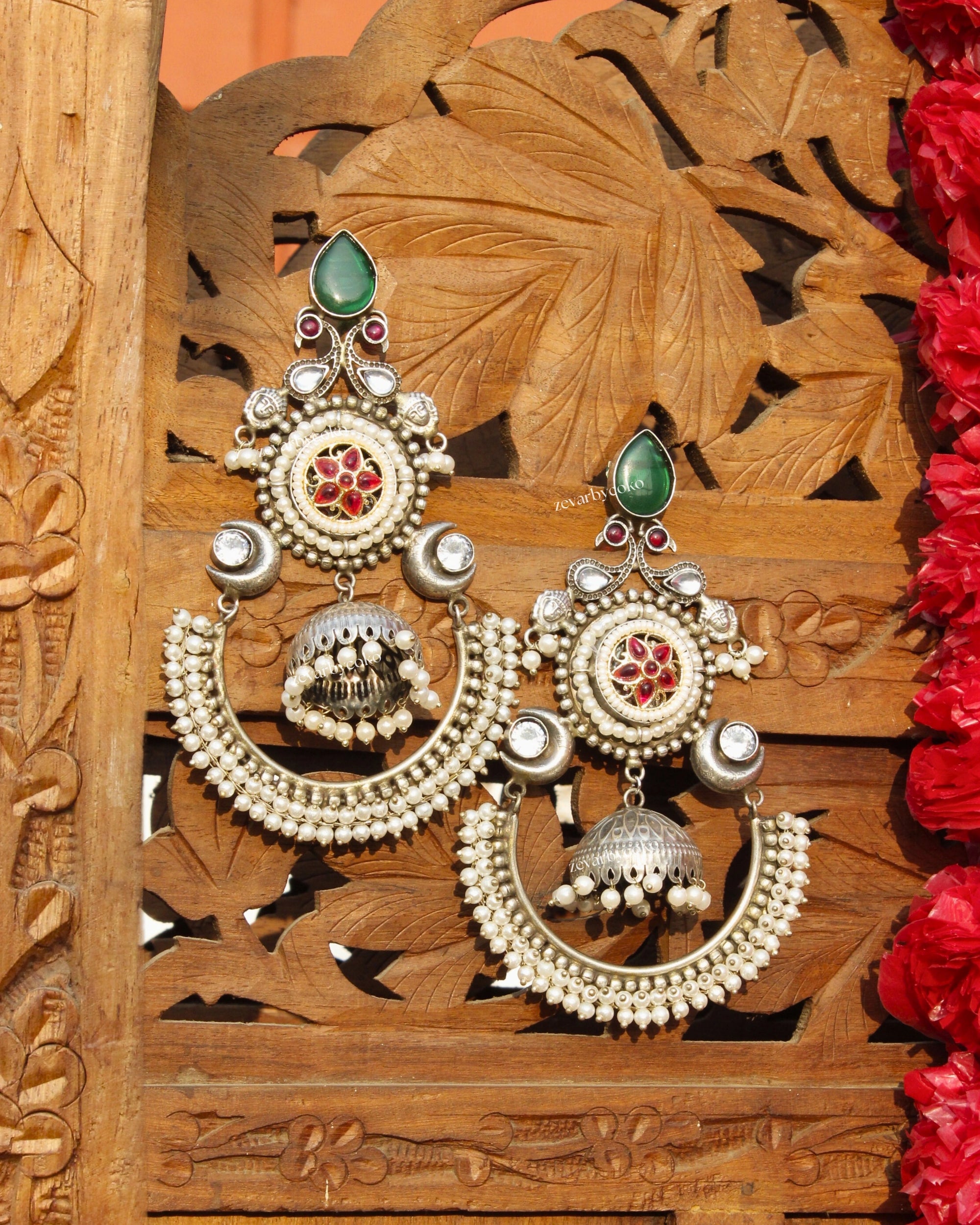 Aashi Kashmiri Jhumka Earrings