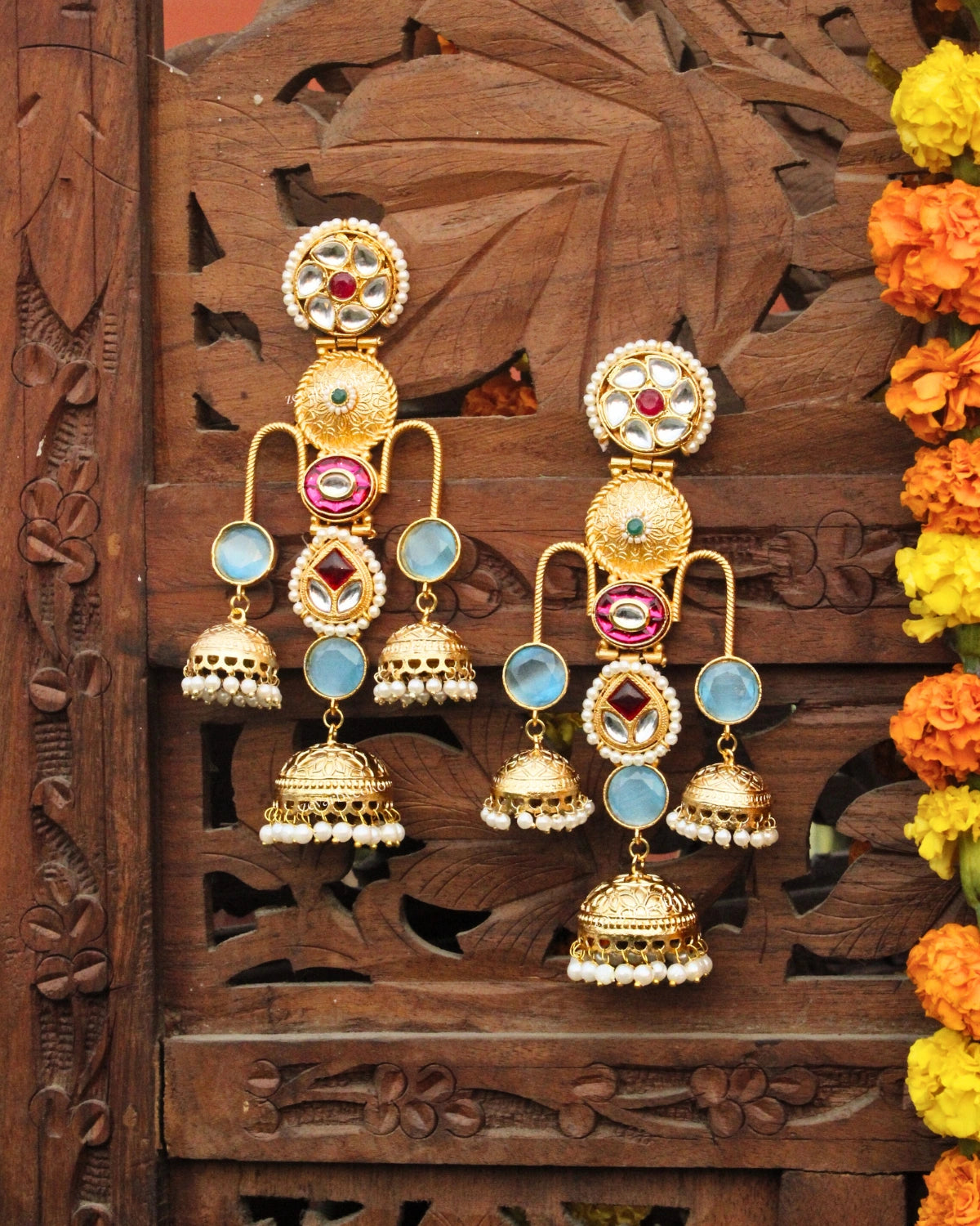 Bhoo Kashmiri Earrings