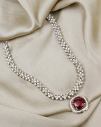 COKO's American Diamond Zircon Necklace set - Vaani