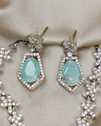 COKO's American Diamond Zircon Necklace set - Vaaruni