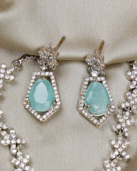 COKO's American Diamond Zircon Necklace set - Vaaruni