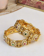 COKO's Heritage Openable Bangles Set of 2- Mansi