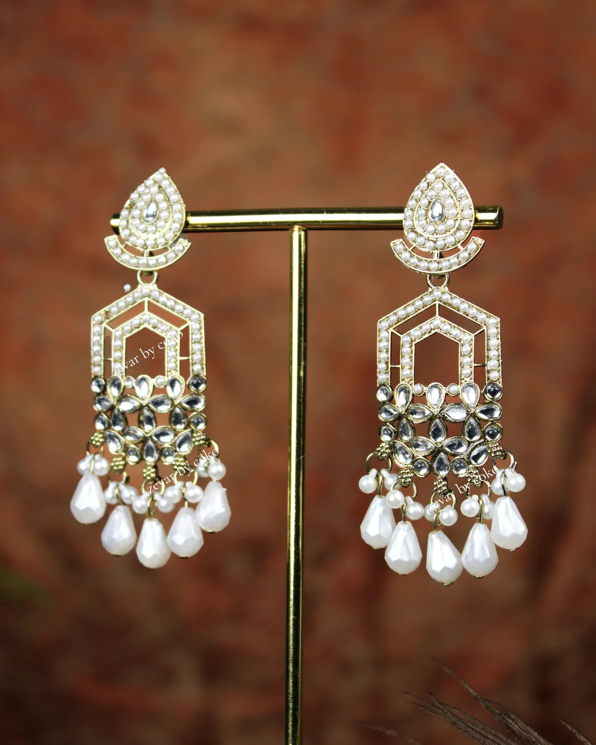 COKO's Chaandbali Jhumka Earrings- Geet