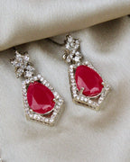 COKO's American Diamond Zircon Necklace set - Vaaruni