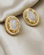 COKO's Sabya Inspired Semi Precious Stone Earrings- Nivya