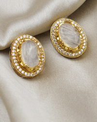 COKO's Sabya Inspired Semi Precious Stone Earrings- Nivya