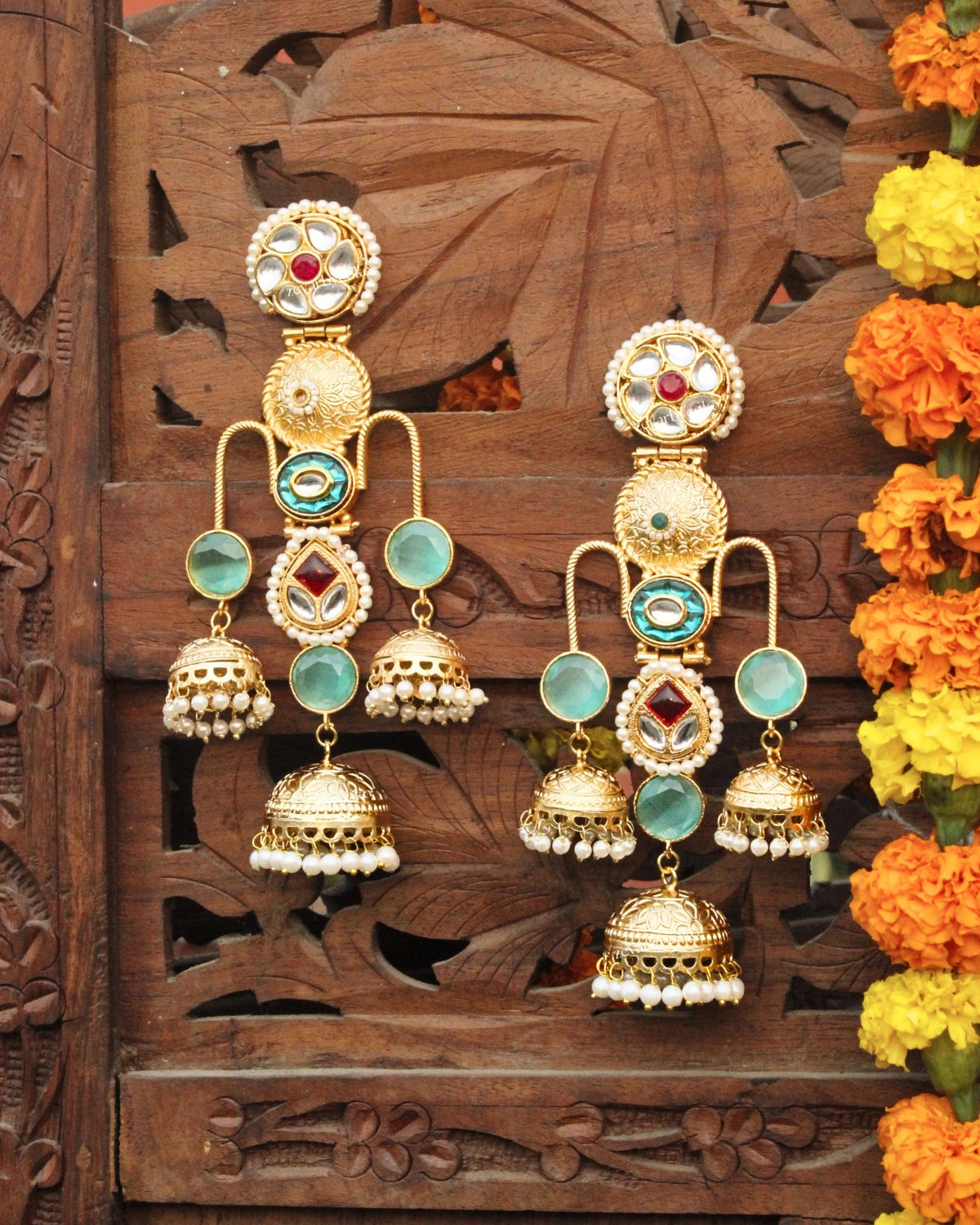 Bhoo Kashmiri Earrings