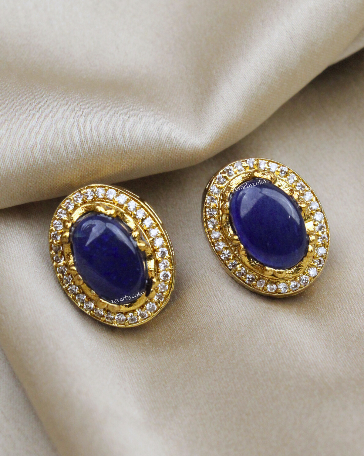 COKO's Sabya Inspired Semi Precious Stone Earrings- Nivya